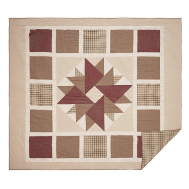 Cider Mill Luxury King Quilt 120Wx105L VHC Brands - The Fox Decor